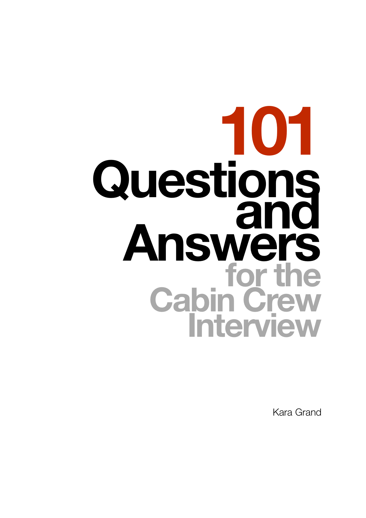 cabin crew interview ebook